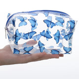 Necessaire Transparente com Estampada Tropical Digital - Beauty Helena